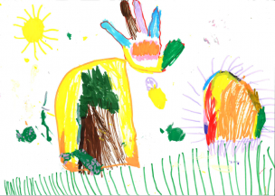 1.Platz 1-5 Jahre: Martha Lehmann, 4 Jahre