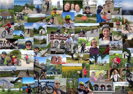 Fotocollage Stadtradeln