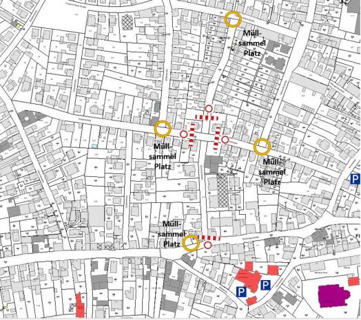 Straßensanierung Bismarckstraße Plan