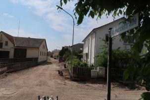 Baufortschritt in der Bismarckstraße