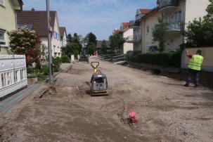 Baufortschritt in der Bismarckstraße