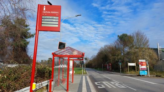 Bushaltestelle in Lorsch