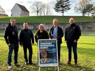 Christian Pobloth (Riedgruppe Ost), Thorsten Wienold (Sparkasse Bensheim), Jana Lenhart (Lorscher KULTour-Büro), Christian Schönung (Bürgermeister Lorsch), Dominik Rudolf (GGEW)Standarddatei