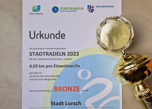 Doppel-Bronze für Lorsch!