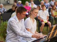 Impression von den Gartenkonzerten