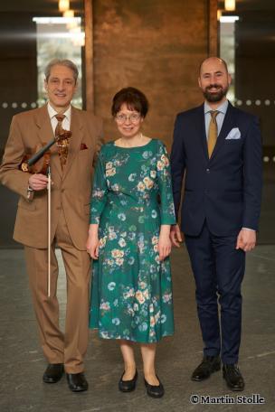 Sorin-Dan Capatina, Petra Weis und Giacomo Marignani (Bild: Petra Weis)