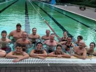 Gruppenbild beim Abschwimmen