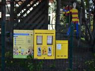 Bienenfutterautomat in der Viehweide