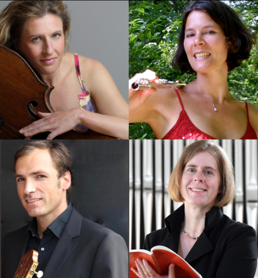 Barbara Rosnitschek, Querflöte; Dorothea von Albrecht, Cello; Christian Wernicke, Gitarre und Moderation und Beate Rux-Voss, Orgel und Klavier Standarddatei