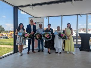 Gruppenfoto mit Marina Homsi