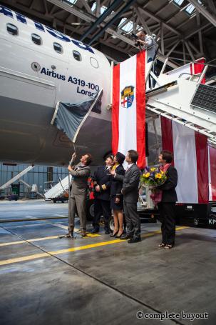 Bild der Flugzeugtaufe 2012