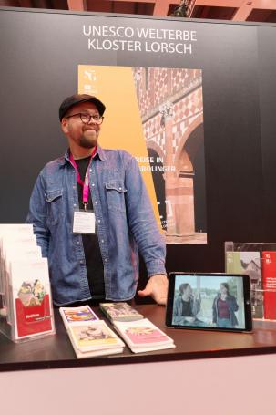 Bild vom Stand des UNESCO Welterbe Kloster Lorsch in Berlin