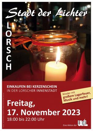 Plakat Stadt der Lichter