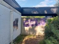 Bild der verschmirten Mauer