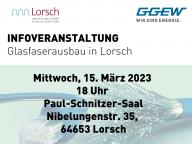 Plakat Infoveranstlatung Glasfaserausbau