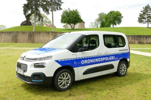 Das neue E-Auto der Ordnungspolizei