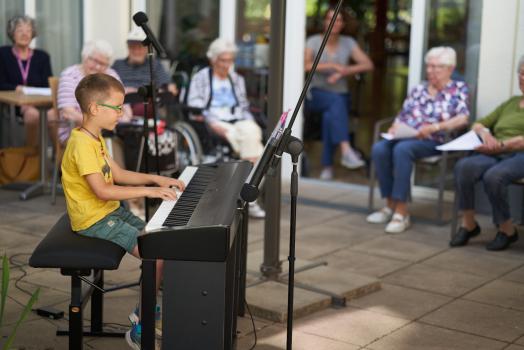 Gartenkonzert im Johanniterhaus