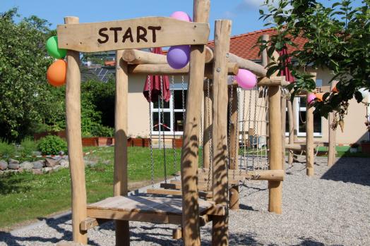 Das neue Klettergerüst