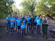 Bild vom Freiwilligentag im Vogelpark