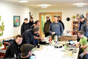 Einsatzbesprechung bei der DPSG