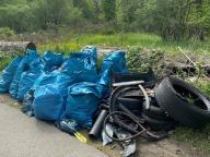 Gefüllte Müllsäcke bei der letzten Müllsammelaktion