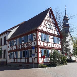 Kurpfalz-Bibliothek und Dokumentation zur Landjudenschaft im Alten Schulhaus in die Schulstraße 16 in Lorsch