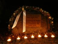 Gedenkstein an der Gedenkstätte Schulstraße