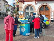 Polizeisprechstunde vor dem alten Rathaus, Foto: Stadt Lorsch