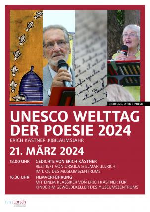 Plakat Welttag der Poesie