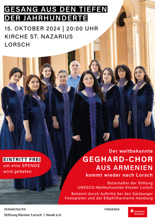Geghard-Chor kommt nach Lorsch