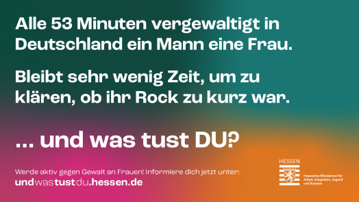 Plakat zur Aktion "Orange the Wolrld"