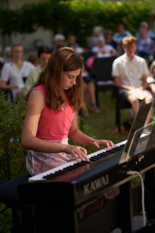 Impression eines Gartenkonzerts des vergangenen Jahres