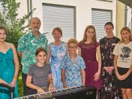 Gruppenfoto vom letzten Gartenkonzert