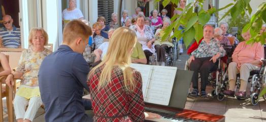 Impression vom letzten Gartenkonzert