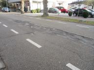 Asphaltdecke in der Lindenstraße