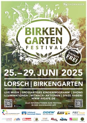 Plakat Birkengartenfestival
