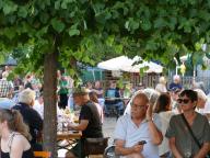 Blick über die Gäste