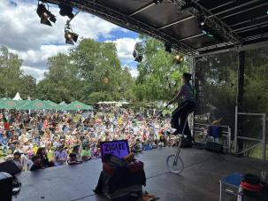 Kinderprogramm beim Birkengarten-Festival