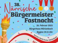 Plakat Bürgermeister Fastnacht in Mörlenbach