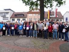 Gruppenfoto der Gewinner Stadtradeln 2026 in Lorsch