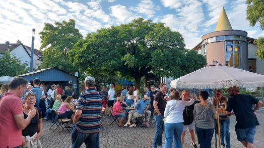 Viel Andrang beim Dämmerschoppen