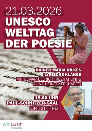 Plakat zum Welttag der Poesie