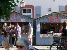 Blaue Buden beim Dämmerschoppen