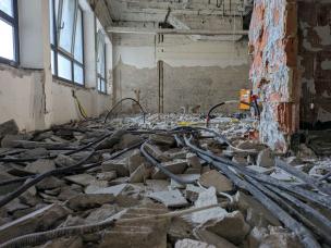 Ebene 1, ehemalige Gastronomieküche, zukünftig JUZ