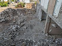 Draufsicht ehemaliger Eingang Treppenhaus