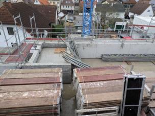 Anbau Westseite Aufzugsschacht