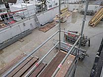 Unteres Dach Westseite