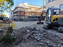 Außenarbeiten Hof JUZ