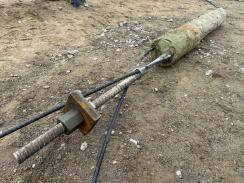 Aufbau eines GEWI-Ankerkopfes zur Einbindung der Anker in die Unterwasserbetonsohle