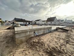 Rohbaufertigstellung des Beckens in der KW 51